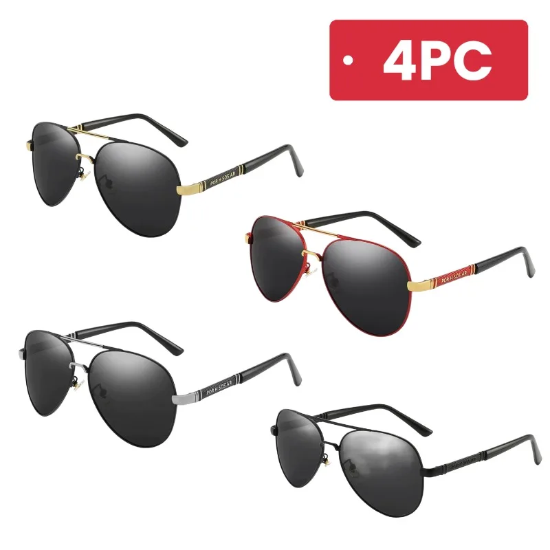 Vintage Fashion Wholesale - Classic Pilot Polarized Sunglasses Men Metal