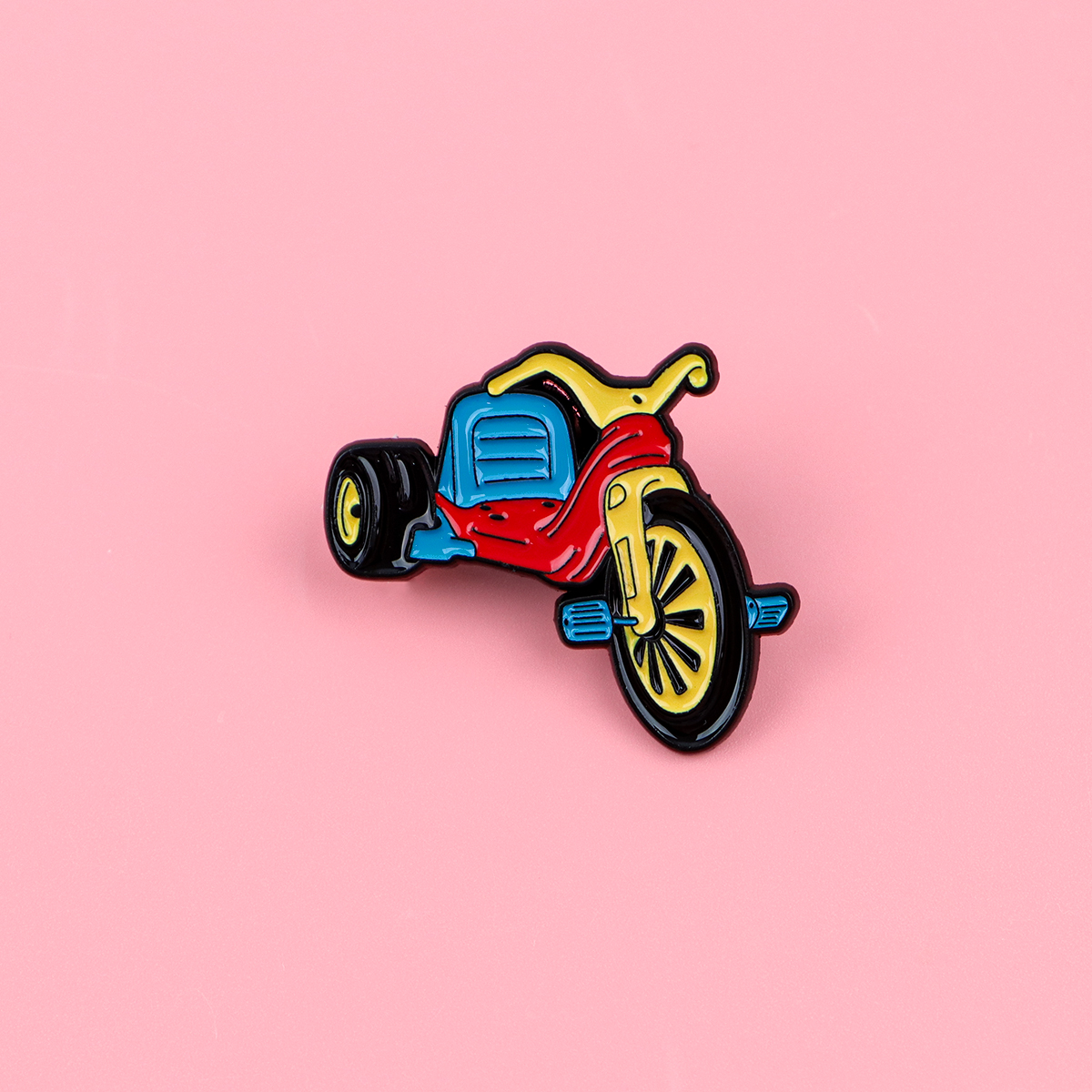 Vintage Fashion Stores - Retro Bicycle Enamel Pin Vintage Brooch