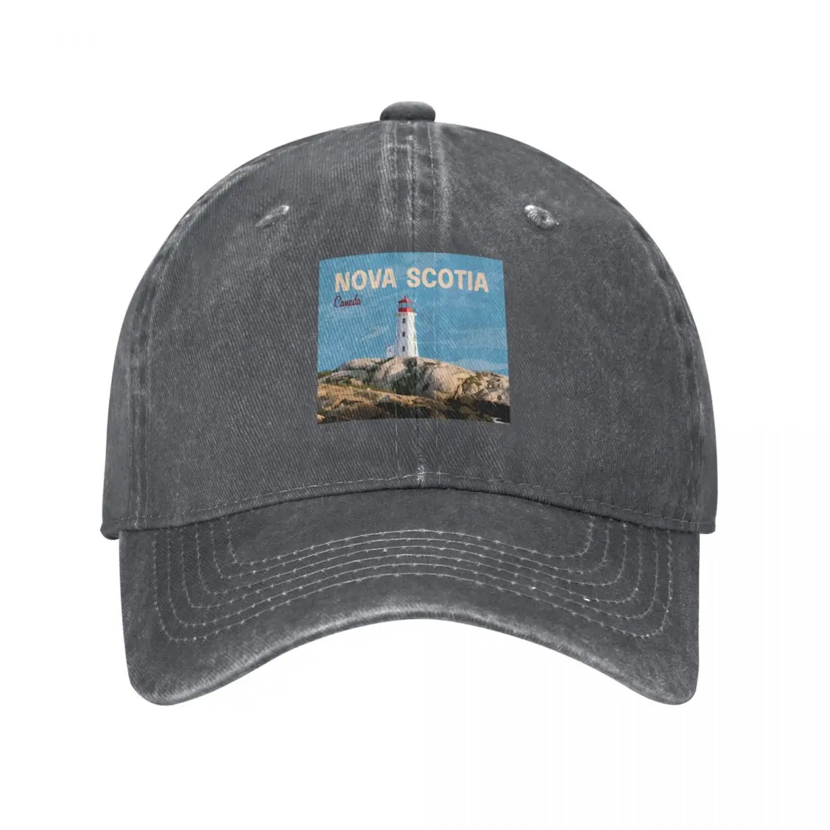 Vintage Fashion Nova - Nova Scotia Canada Vintage Travel Graphic