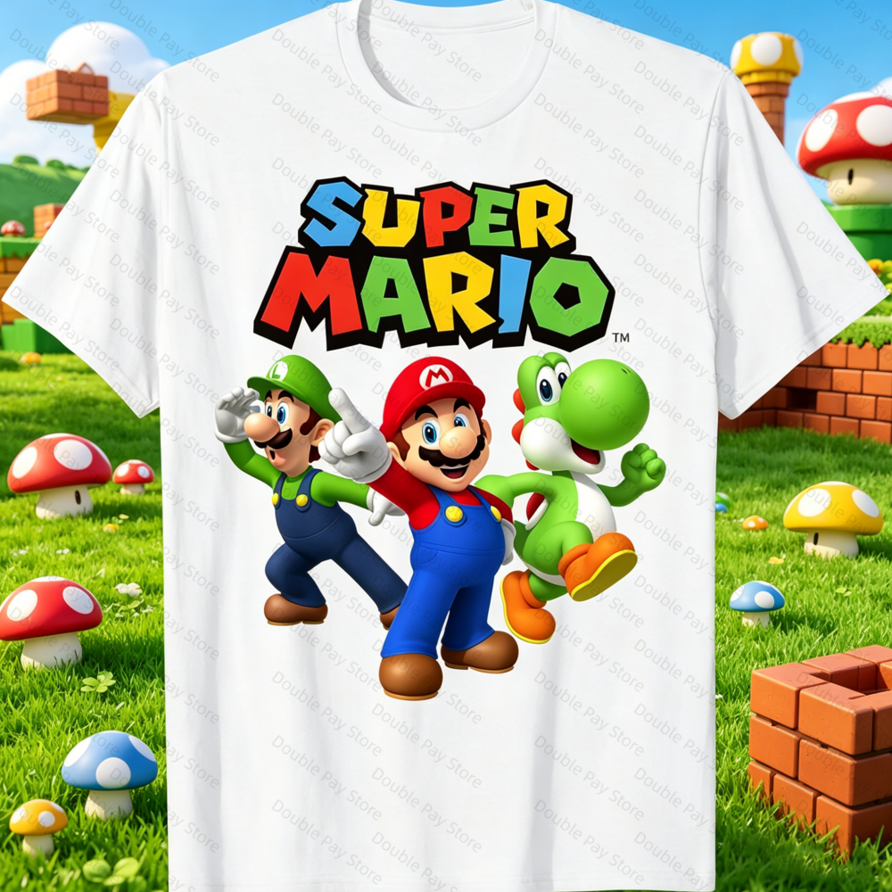 Vintage Fashion In Japan - Super Mario T shirt Luigi Yoshi