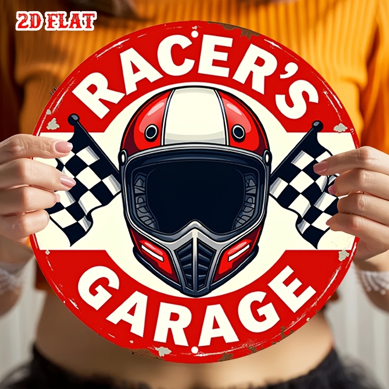 2D Flat 1pc Vintage Metal Sign - Vintage Fashion Look ulasan dan harga