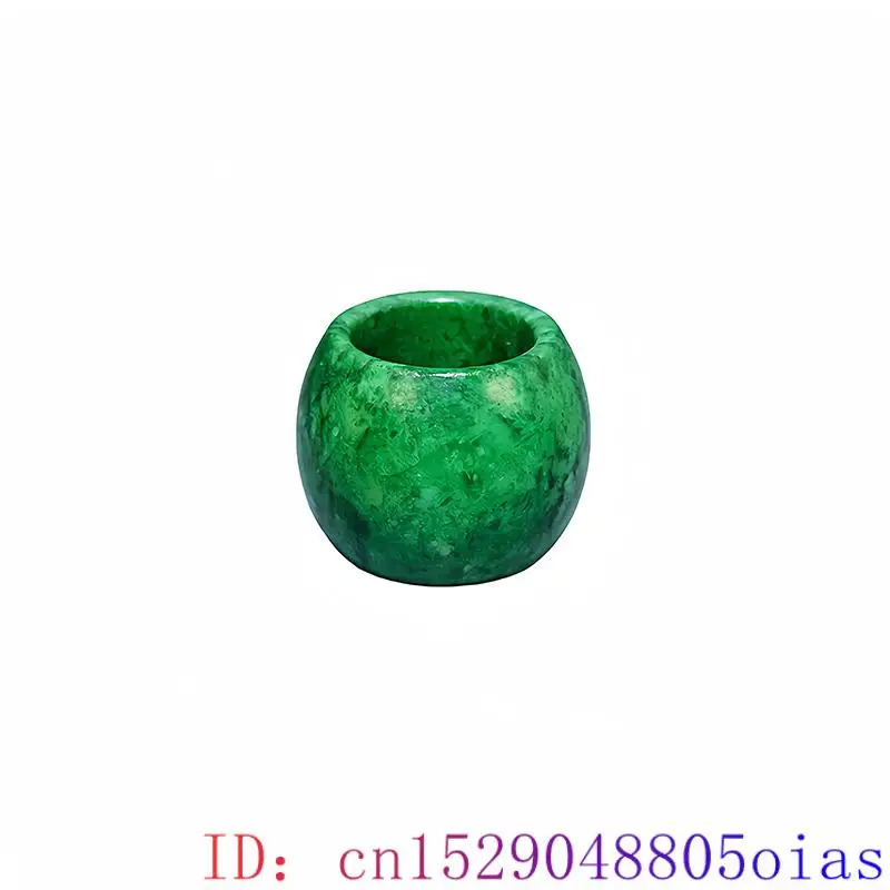22mm Green Real Jade Rings for - Vintage Fashion Stores ulasan dan harga