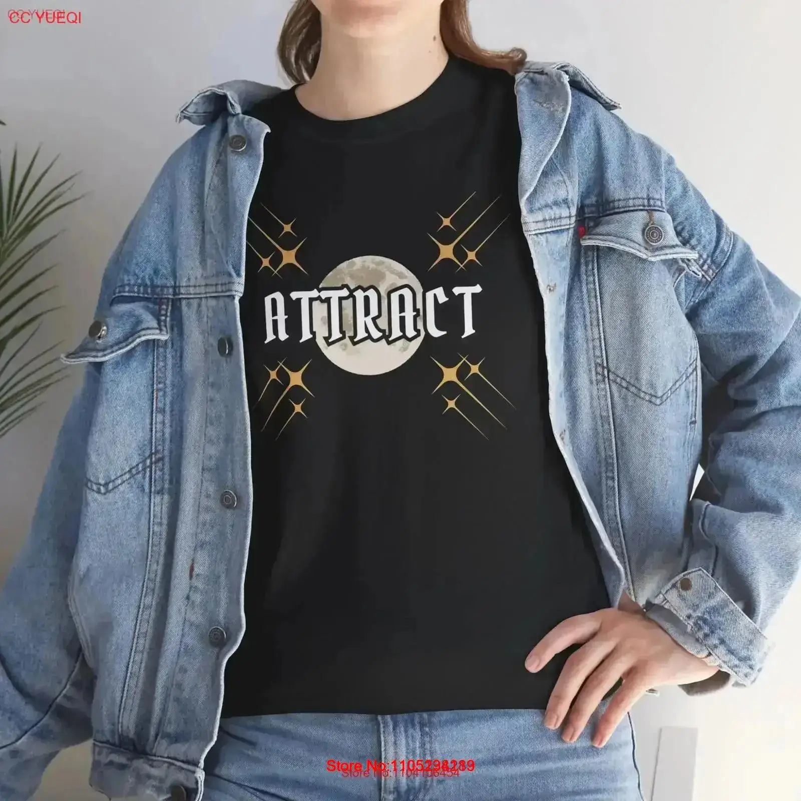 Moon T Shirt AttracT Cool Font - Vintage Fashion Font ulasan dan harga