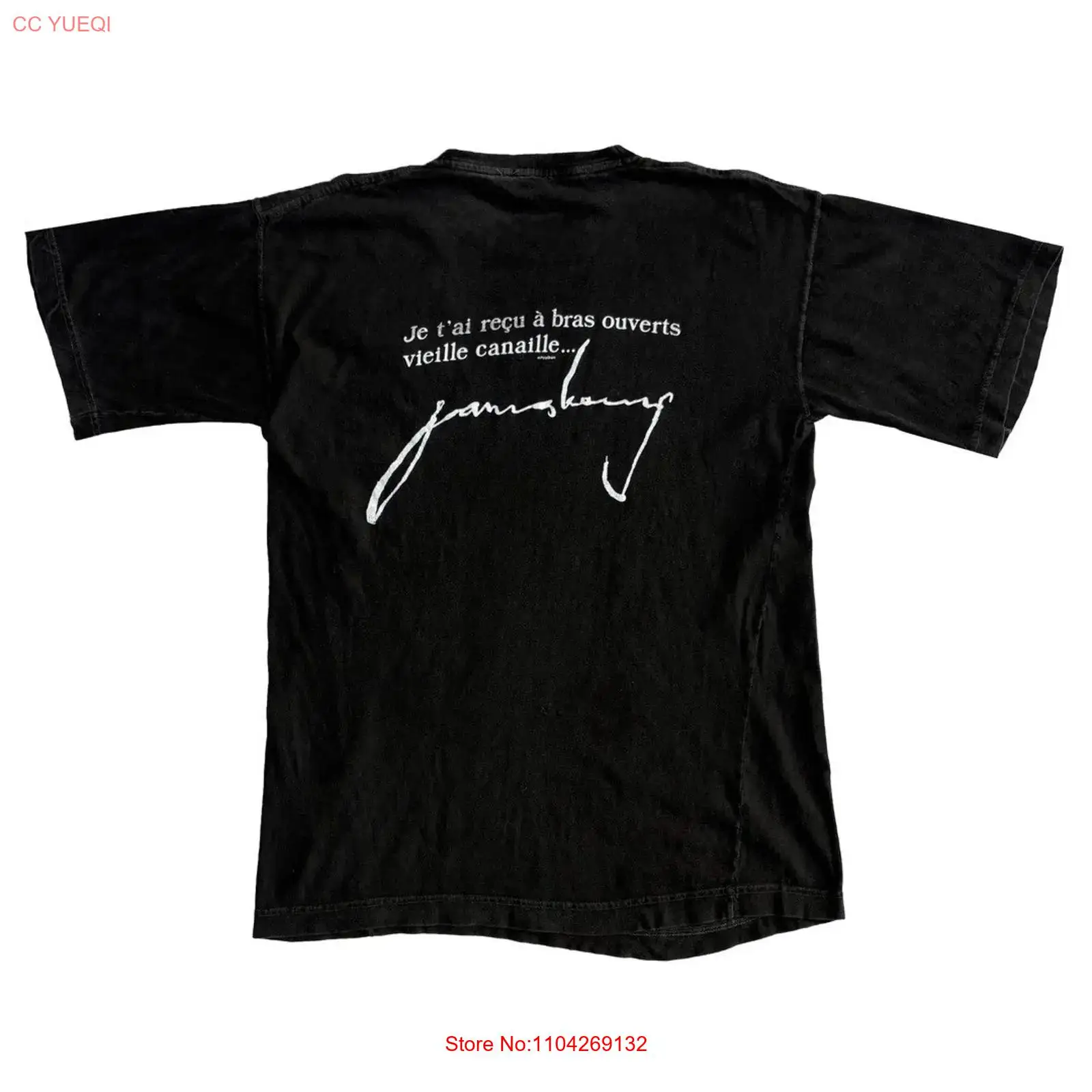 Serge Gainsbourg 1990 90s Vint - Vintage Fashion Jersey ulasan dan harga