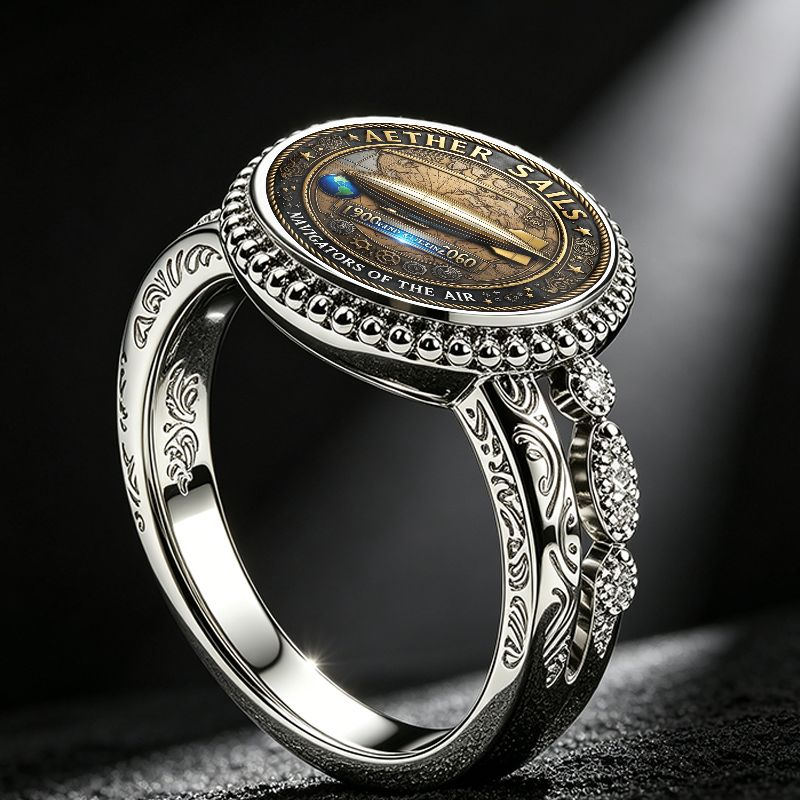 Vintage Silver Ring with Mysti - Vintage Fashion Meaning ulasan dan harga