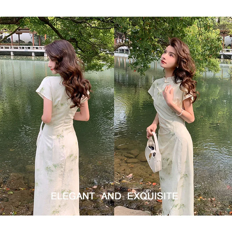 2023 New Chinese Style Dress C - Vintage Fashion Look ulasan dan harga