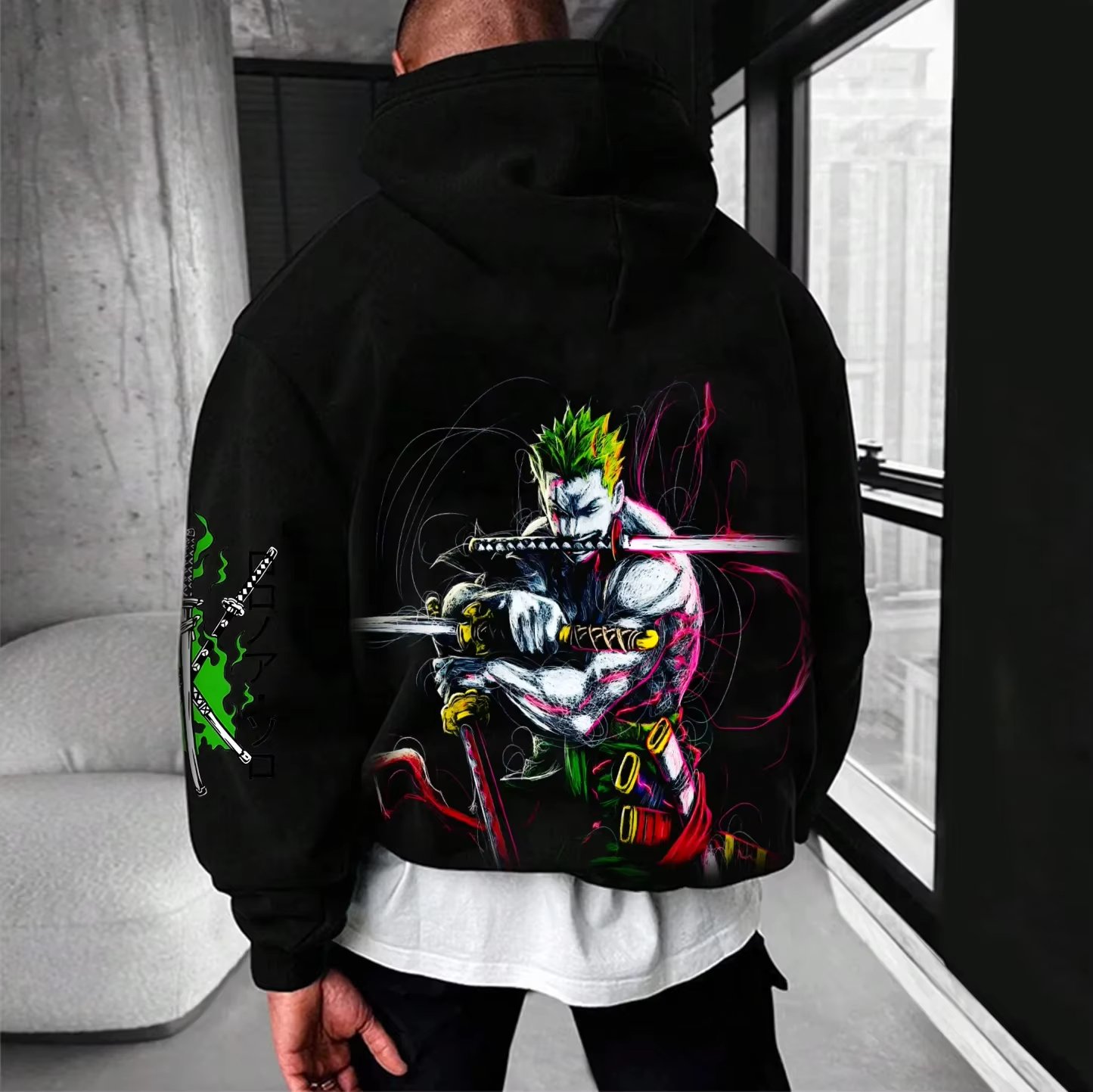 Anime One Piece Zoro Vintage O - Vintage Fashion In Japan ulasan dan harga