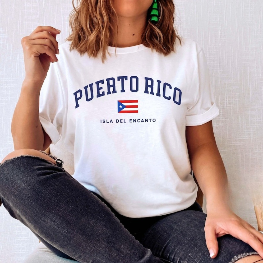 Puerto Rico Isla Del Encanto G - Vintage Fashion Font ulasan dan harga