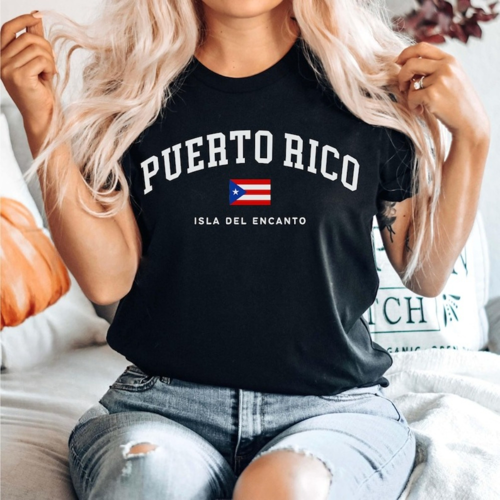 Puerto Rico Isla Del Encanto G - Vintage Fashion Font ulasan dan harga