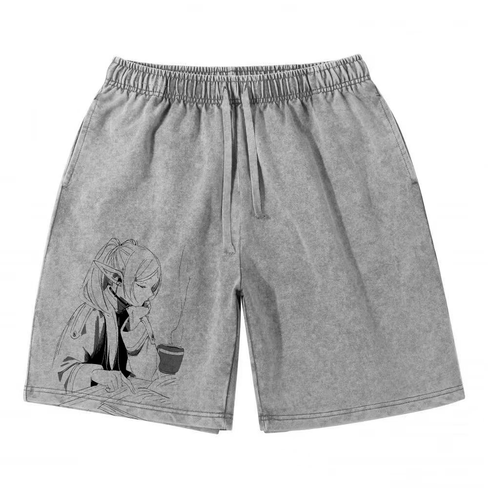 Anime Frieren Shorts Vintage W - Vintage Fashion In Japan ulasan dan harga