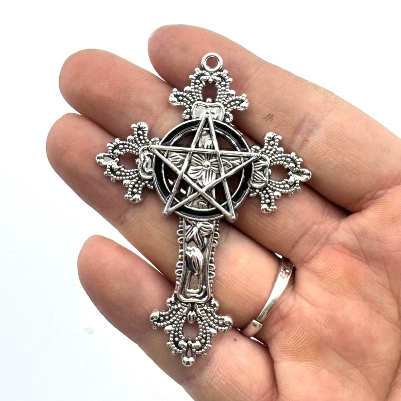 2pcs 30x15mm Gothic Big Cross  - Vintage Fashion Stores ulasan dan harga