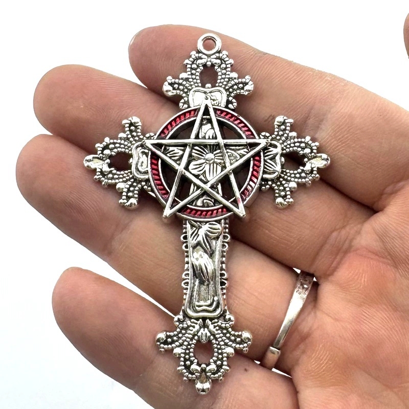 2pcs 30x15mm Gothic Big Cross  - Vintage Fashion Stores ulasan dan harga