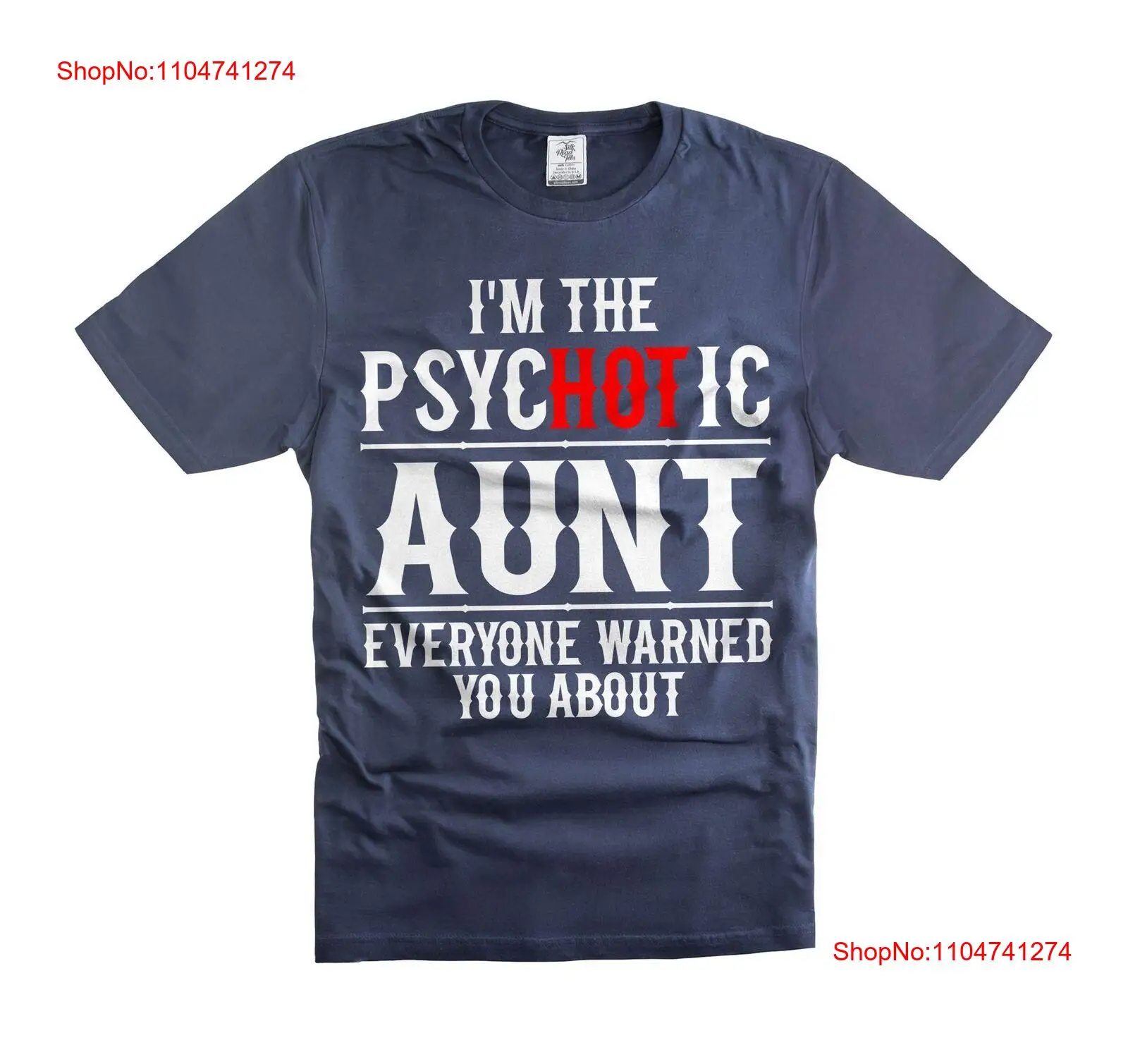 Funny Aunt T Shirt Psychotic H - Vintage Fashion Meaning ulasan dan harga
