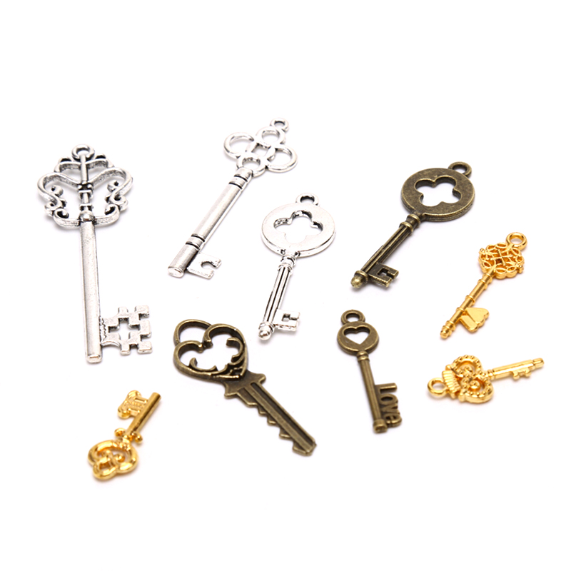 13Pcs Vintage Metal Mix Style  - Vintage Fashion Look ulasan dan harga