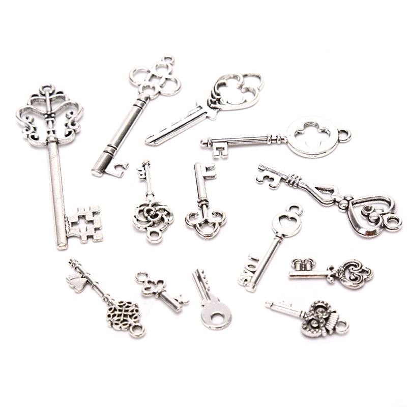 13Pcs Vintage Metal Mix Style  - Vintage Fashion Look ulasan dan harga