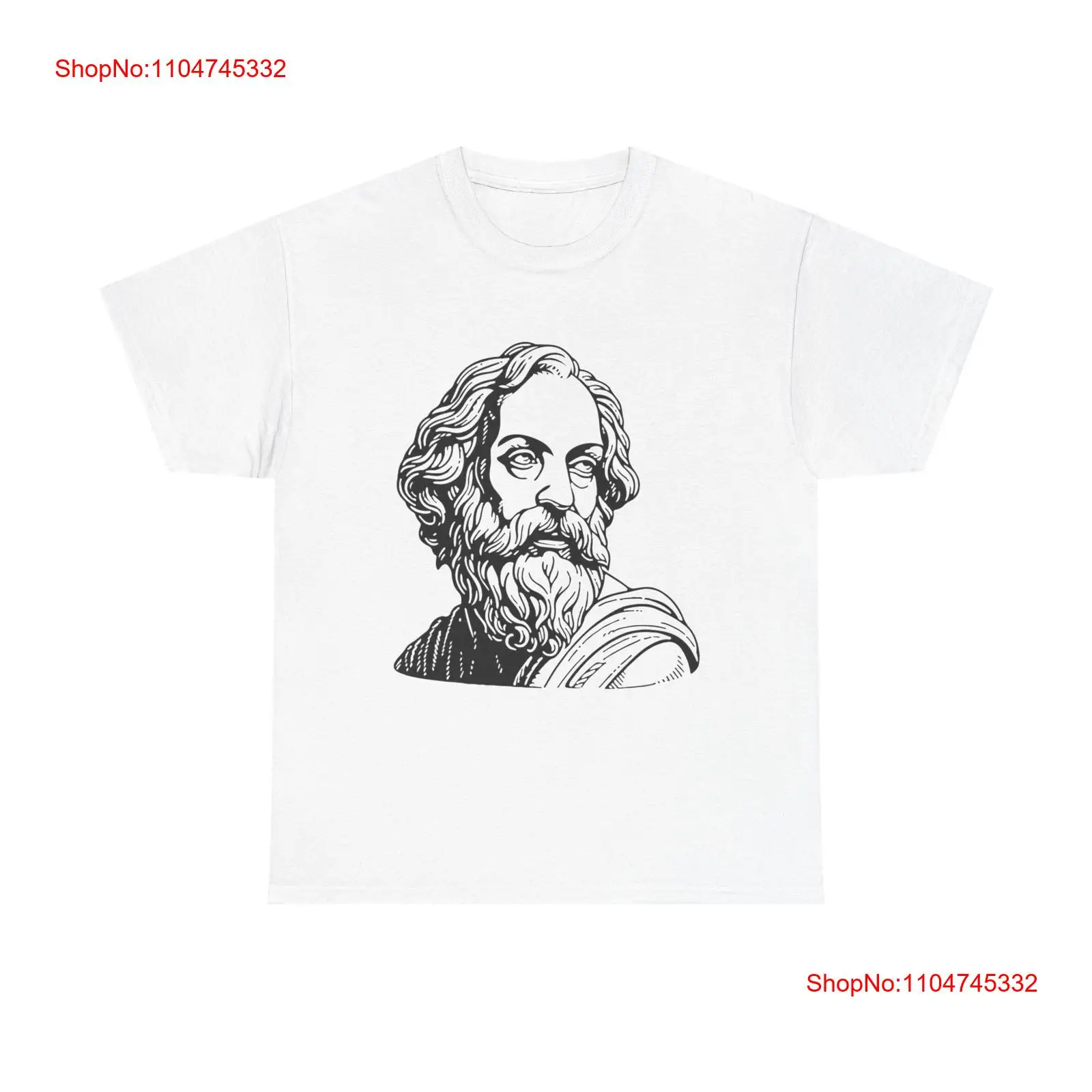 Xenophanes Portrait T Shirt hi - Vintage Fashion History ulasan dan harga