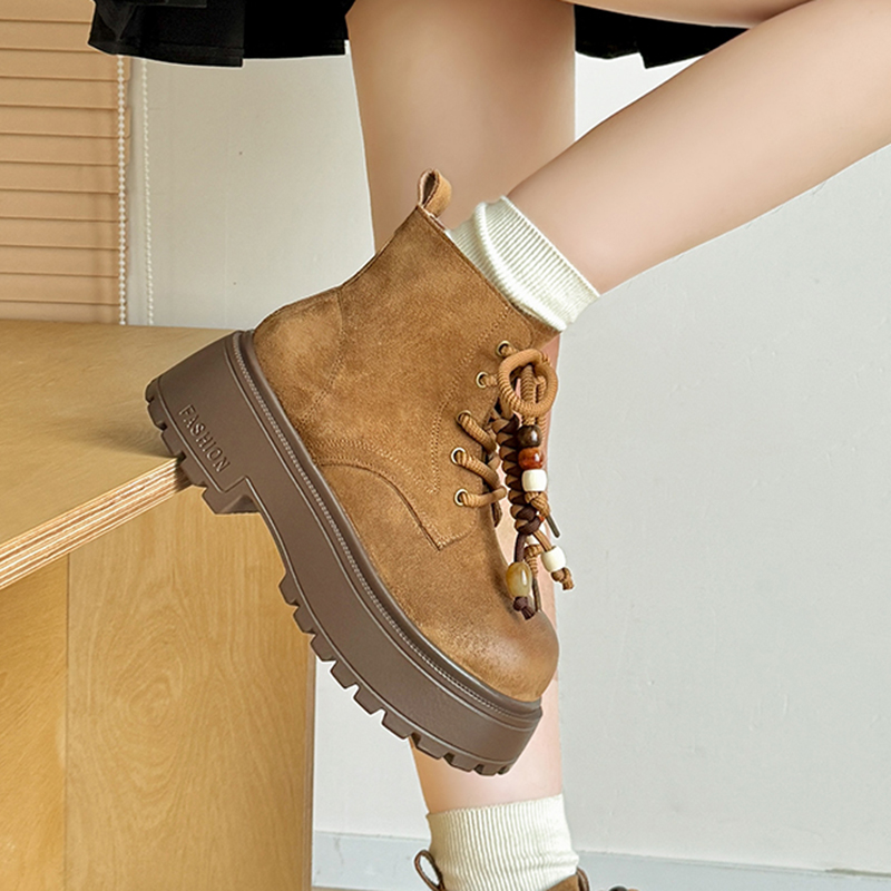 Vintage Chunky Platform Ankle  - Vintage Zipper ulasan dan harga