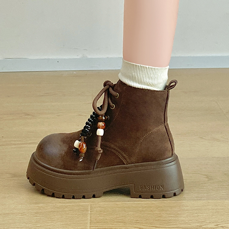 Vintage Chunky Platform Ankle  - Vintage Zipper ulasan dan harga