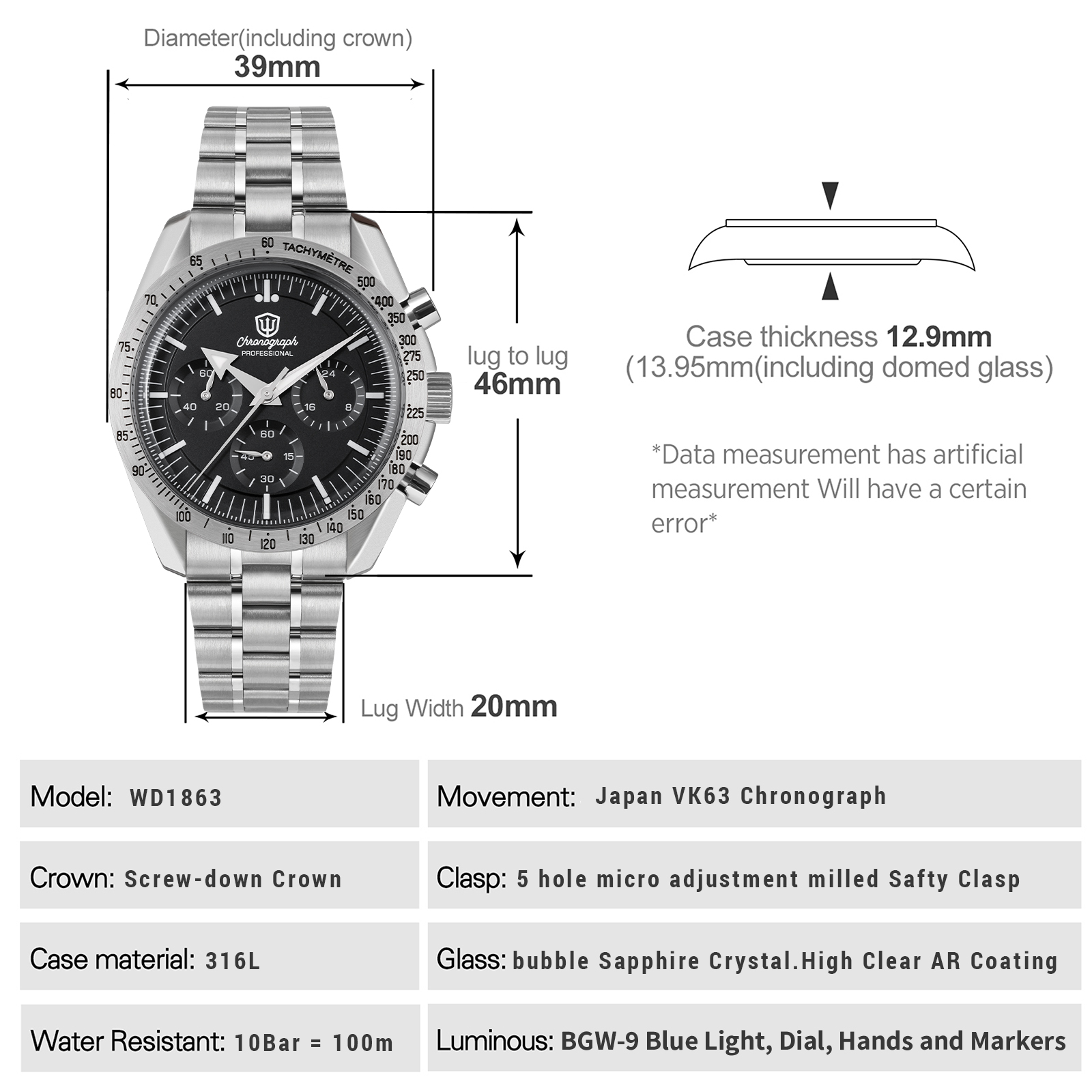 Watchdives WD1863 Mechanical Q - Vintage Fashion In Japan ulasan dan harga