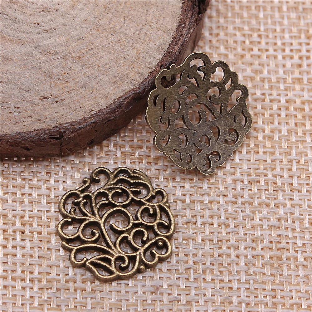 10pcs 18x18mm 2 Colors Antique - Vintage Fashion Stores ulasan dan harga