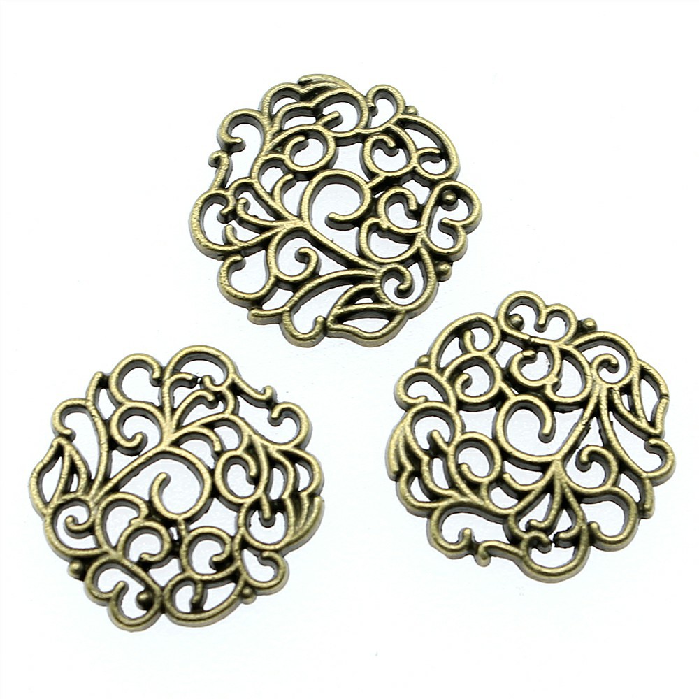 10pcs 18x18mm 2 Colors Antique - Vintage Fashion Stores ulasan dan harga