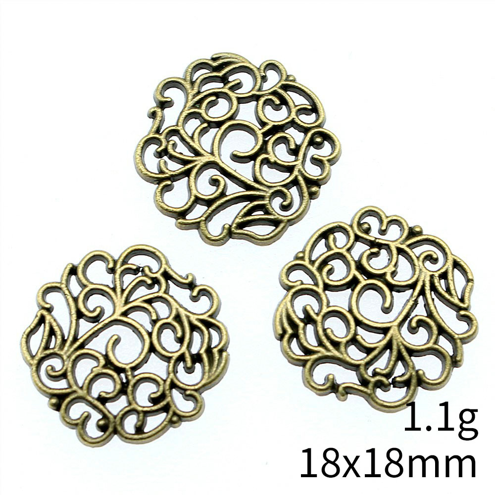 10pcs 18x18mm 2 Colors Antique - Vintage Fashion Stores ulasan dan harga
