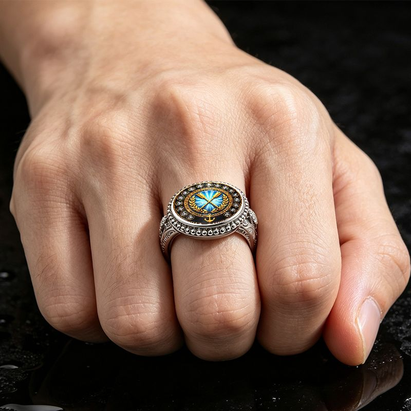Elegant Silver Ring with Vinta - Vintage Fashion Meaning ulasan dan harga