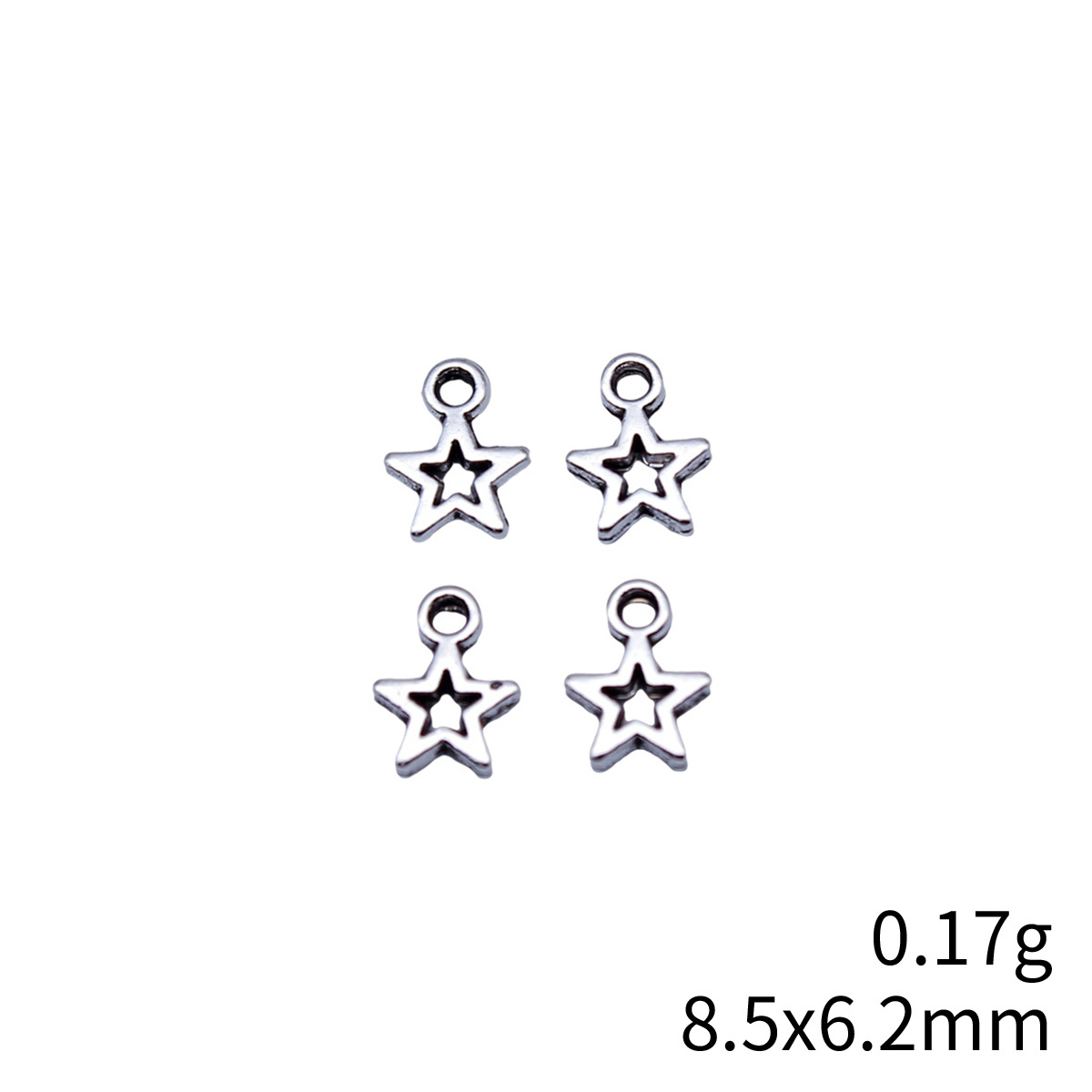80pcs 8.5x6.2mm(0.33x0.24inch) - Vintage Fashion Stores ulasan dan harga