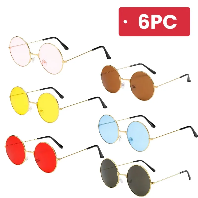 Vintage Round Colorful Sunglas - Vintage Fashion Wholesale ulasan dan harga
