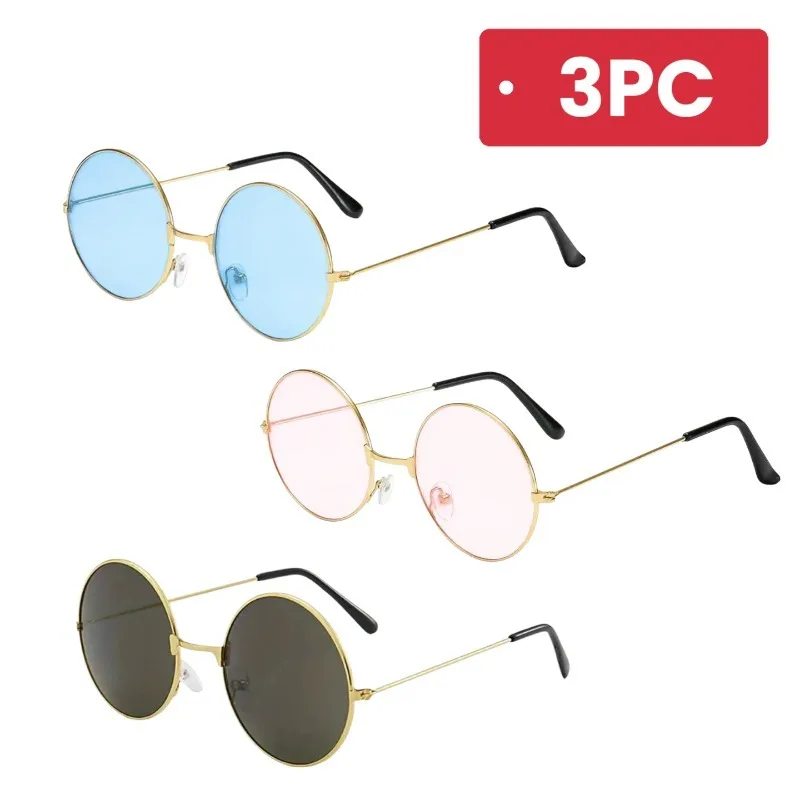 Vintage Round Colorful Sunglas - Vintage Fashion Wholesale ulasan dan harga
