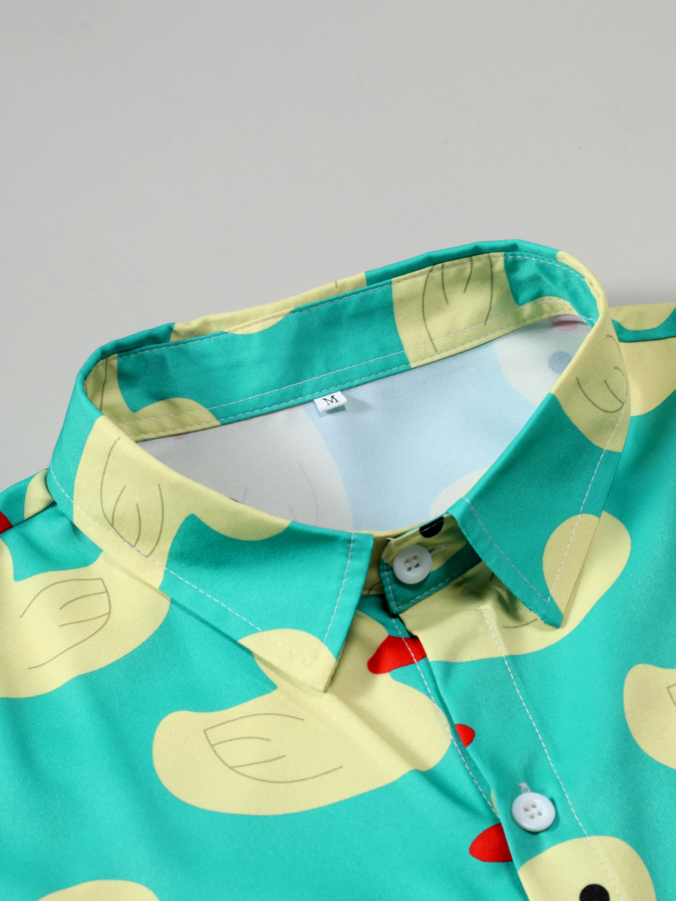 Men's Shirt Top, Rubber Duck P - Bowling Shirt Camp ulasan dan harga