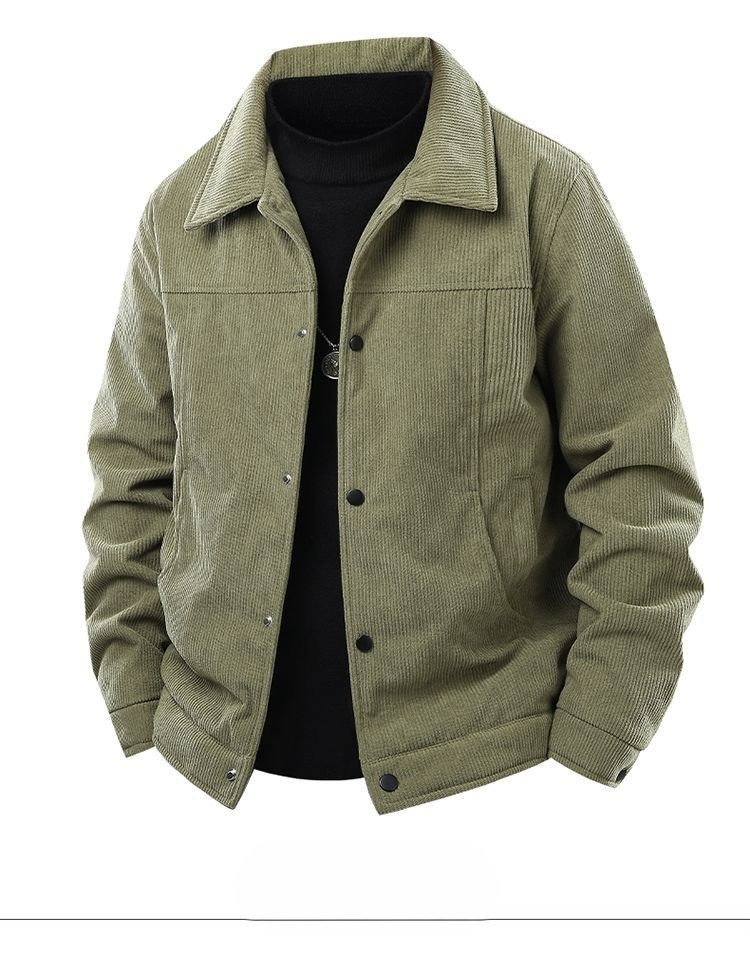 Jacket Coat Button Mens Cordur - Vintage Fashion Library ulasan dan harga