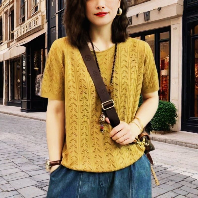 Summer New All Match Classic V - Vintage Fashion Look ulasan dan harga