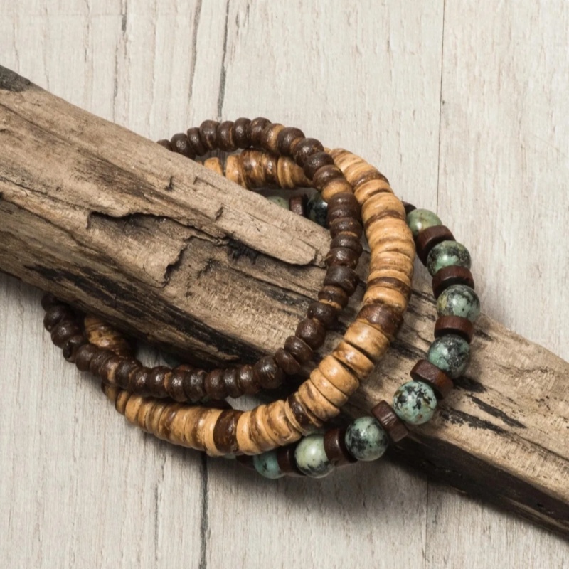 3Pcs Multi-Layered Bracelet Wo - Vintage Fashion Meaning ulasan dan harga