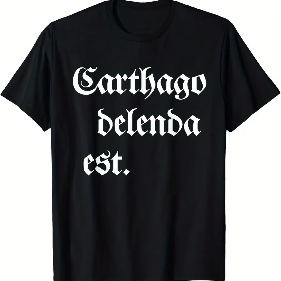 Men's Vintage Carthago Delenda - Vintage Fashion History ulasan dan harga
