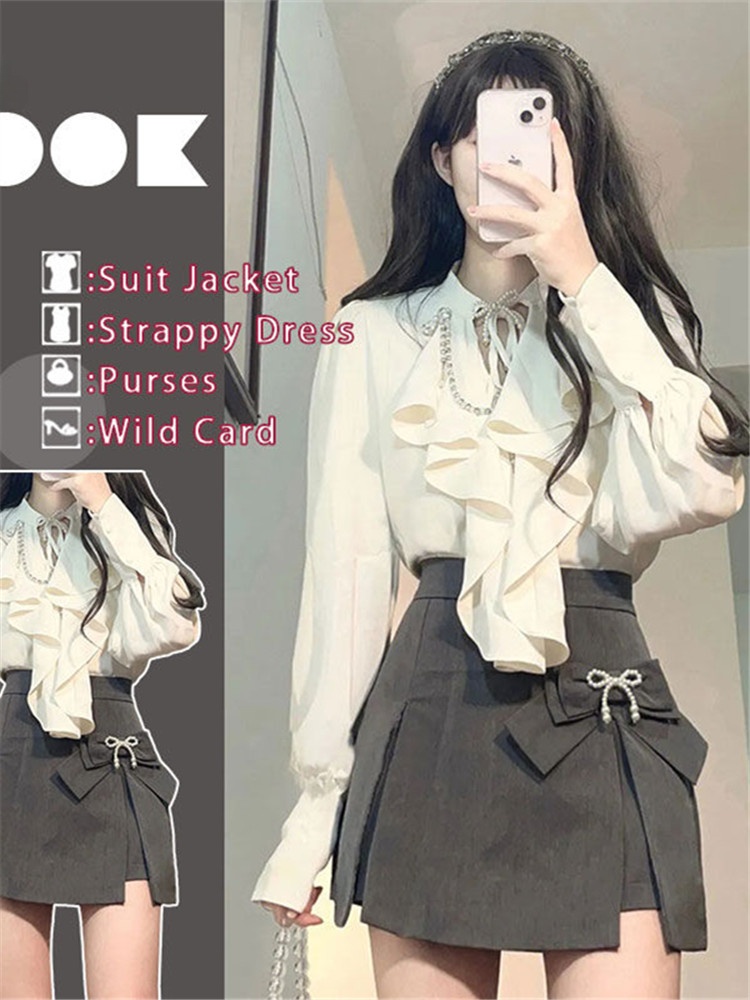 Elegant Vintage Long Sleeve Sh - Vintage Fashion Jersey ulasan dan harga