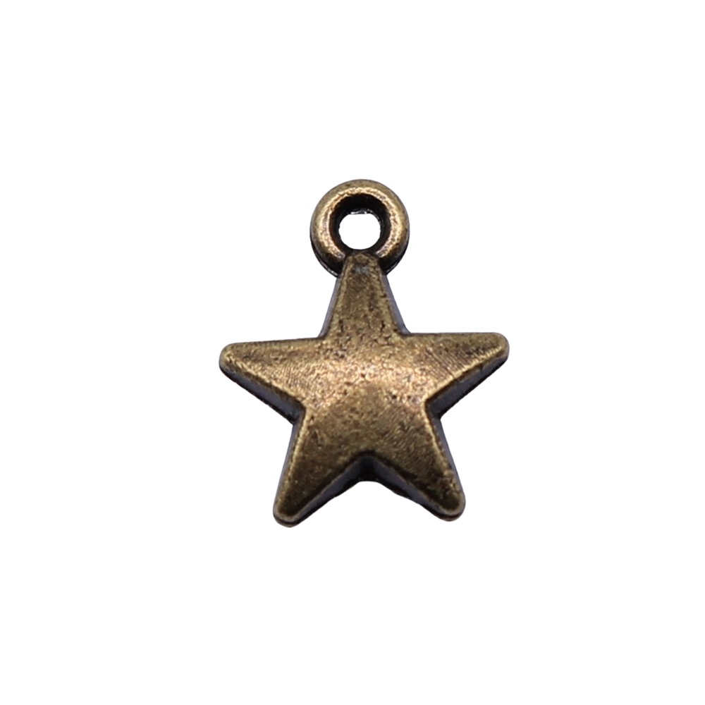40pcs 8.6x7.1mm 2 Colors Antiq - Vintage Fashion Stores ulasan dan harga
