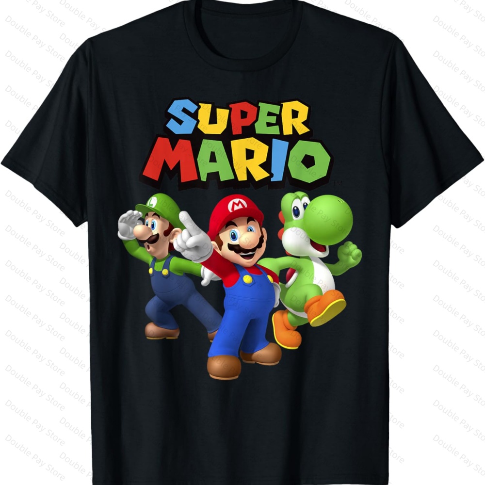 Super Mario T shirt Luigi Yosh - Vintage Fashion In Japan ulasan dan harga