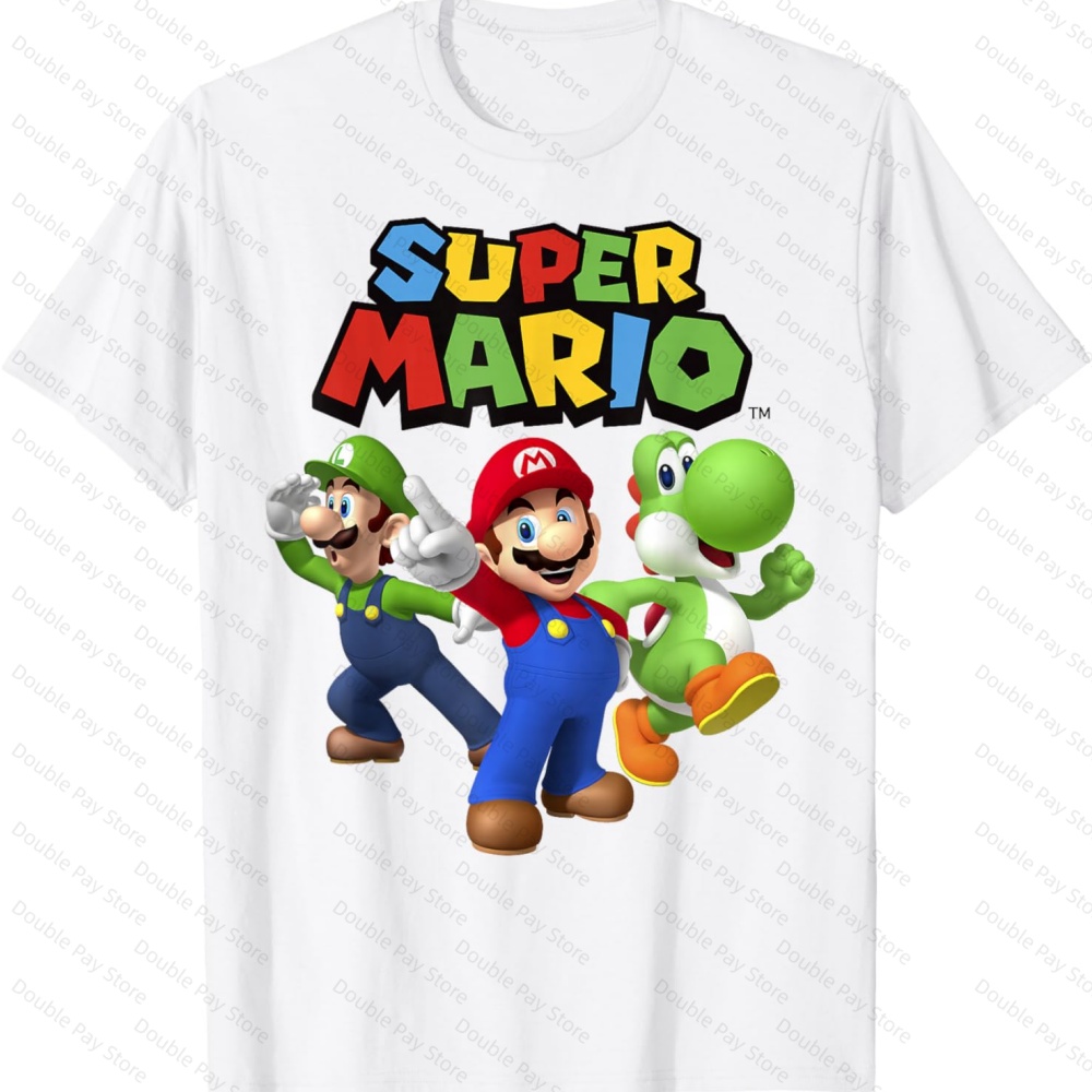 Super Mario T shirt Luigi Yosh - Vintage Fashion In Japan ulasan dan harga