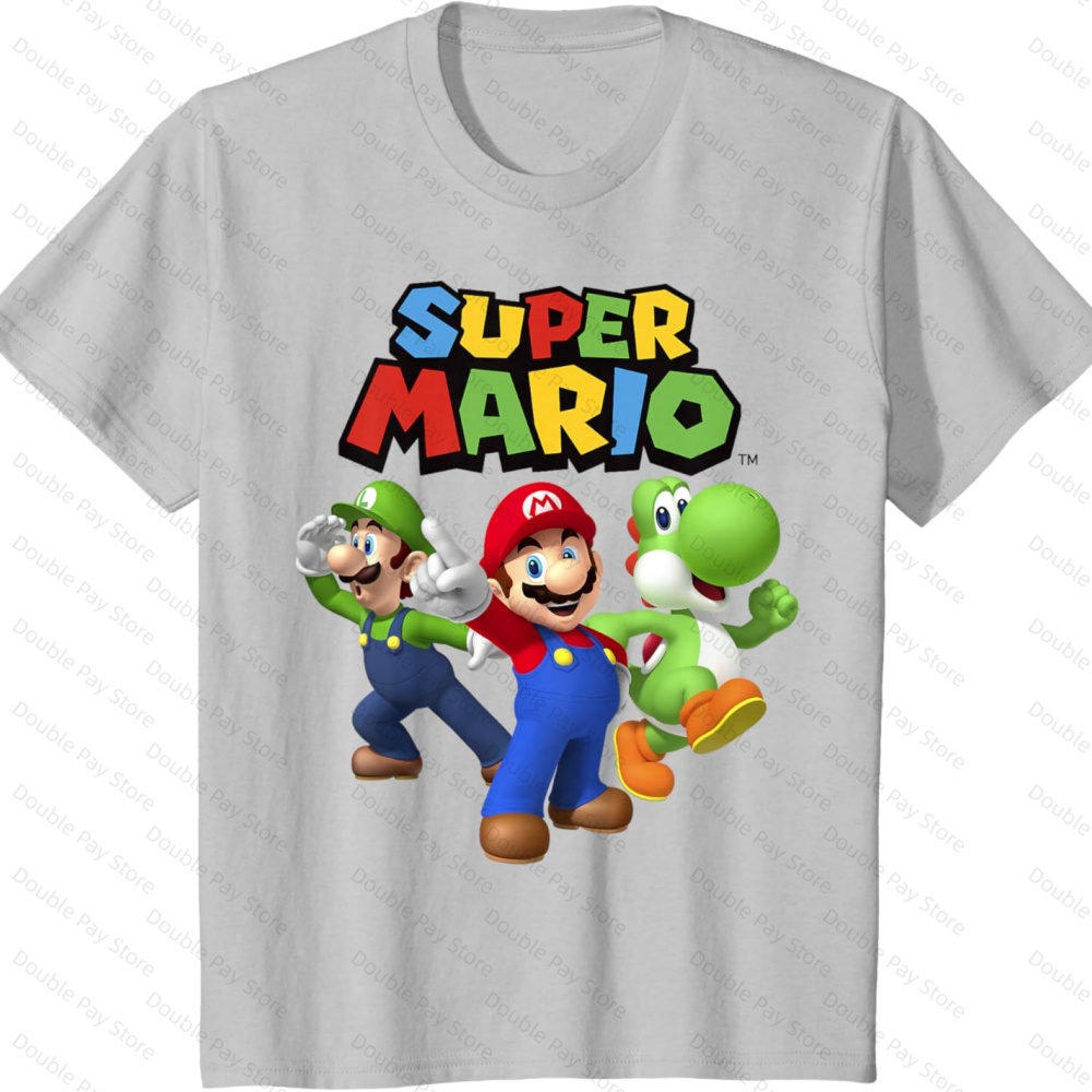 Super Mario T shirt Luigi Yosh - Vintage Fashion In Japan ulasan dan harga